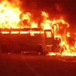 Andhra Pradesh Bus-Lorry Fire Accident